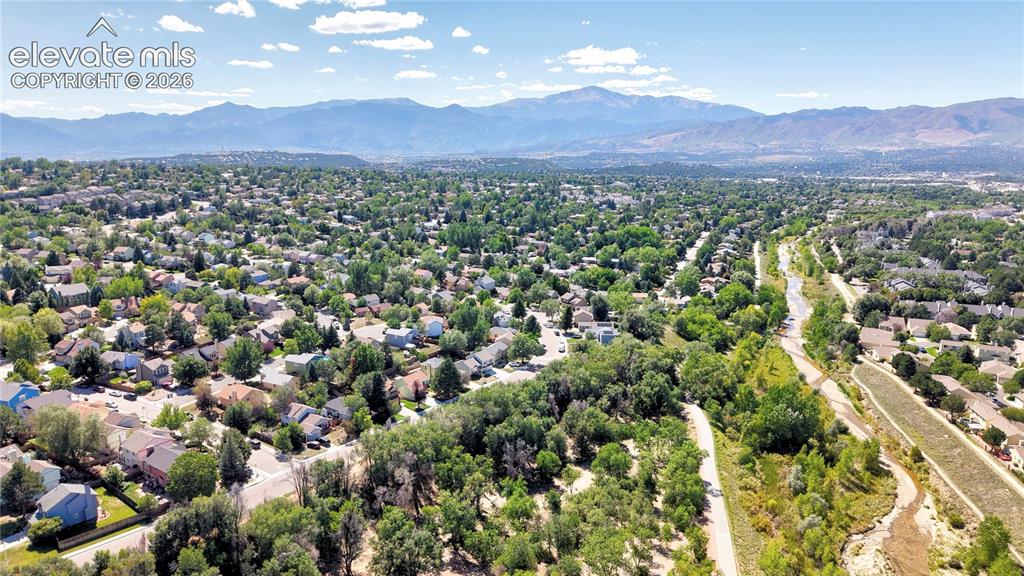 Image 40 of 48: Aerial View of Neighborhood and surrounding area