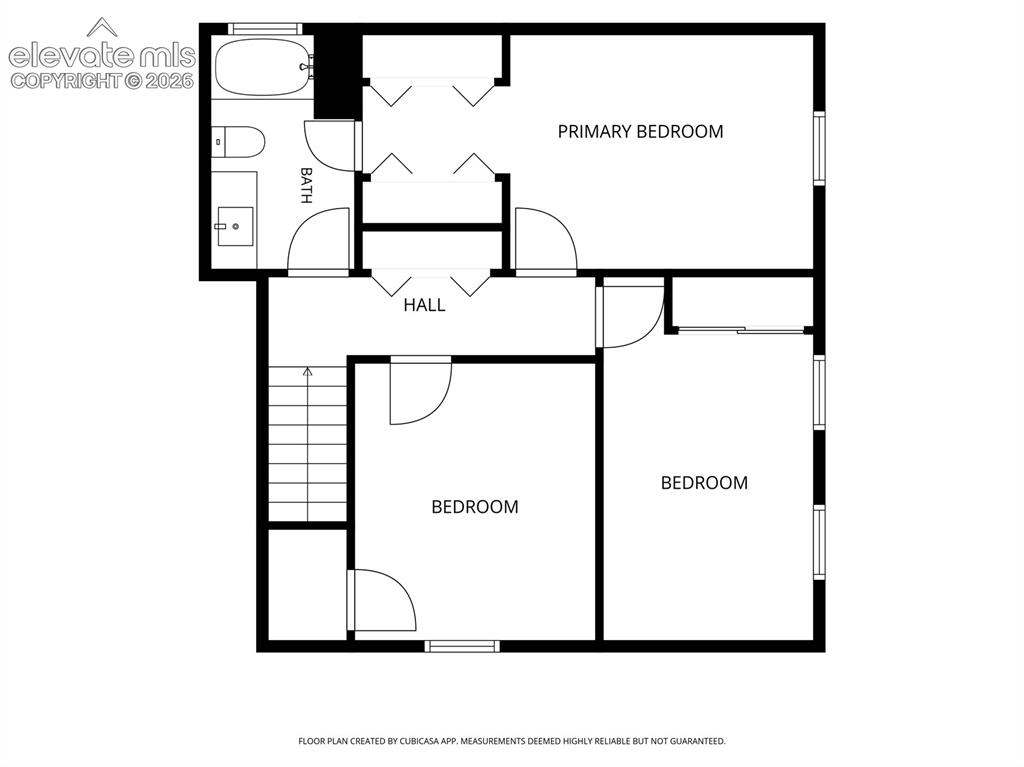Image 46 of 48: Upstairs Floor Plan