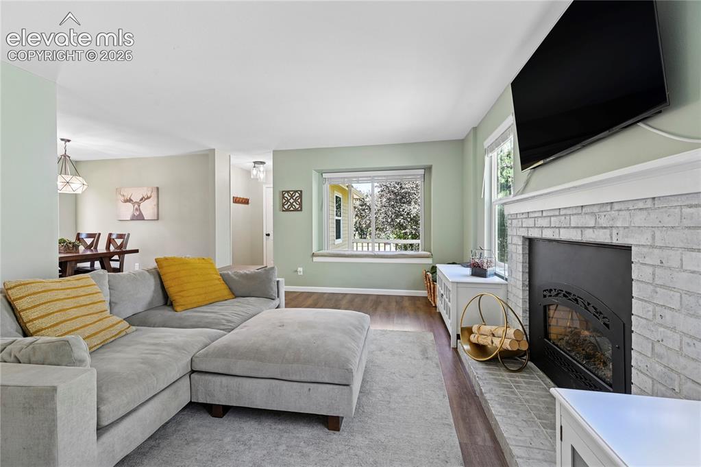 Image 5 of 48: View of Living Room from the Stairs