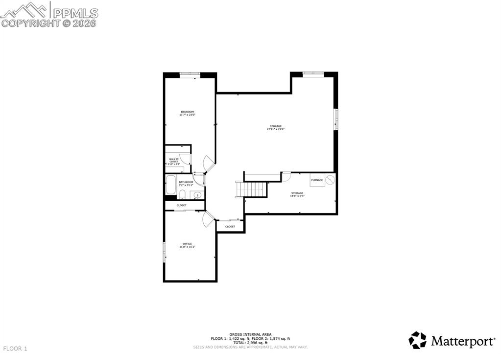 Image 42 of 43: Main Level Floorplan