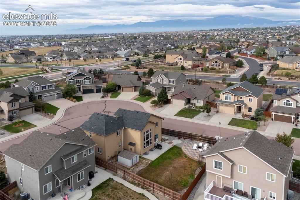 Image 3 of 49: Aerial view of the corner lot