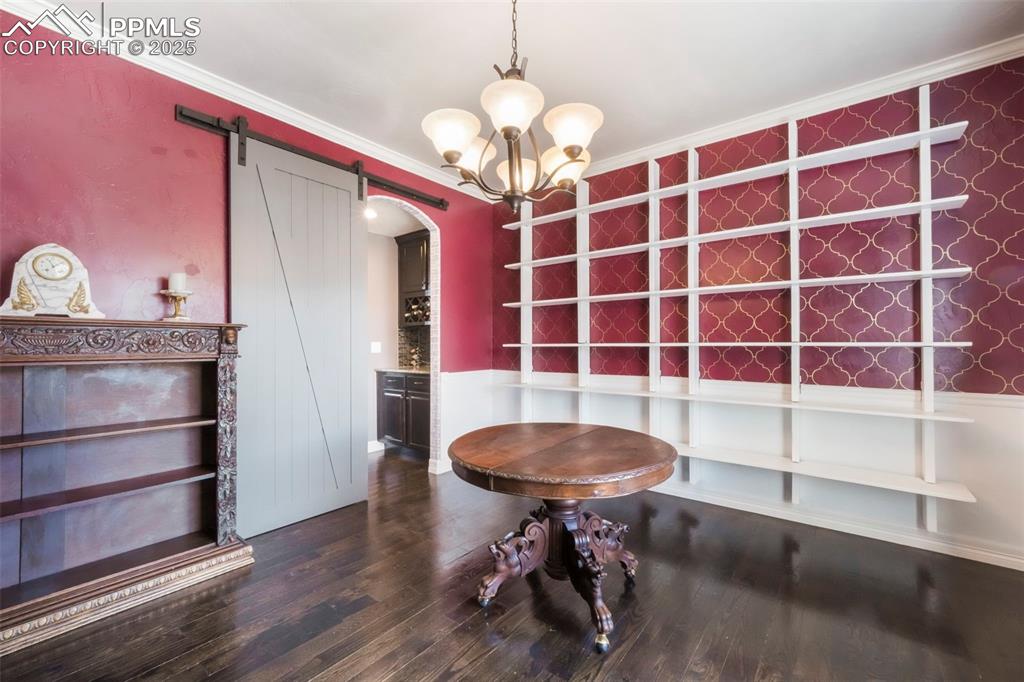 Image 4 of 50: Dining area with access to butlers pantry and kitchen