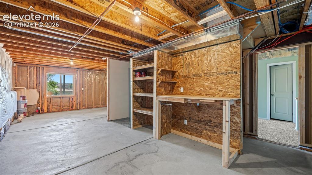 Image 34 of 50: Large storage area in basement