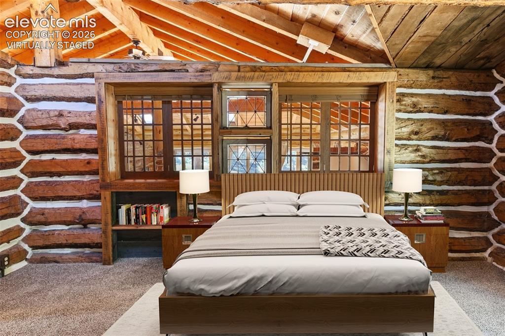 Image 16 of 49: Main House Bedroom - Virtually Staged