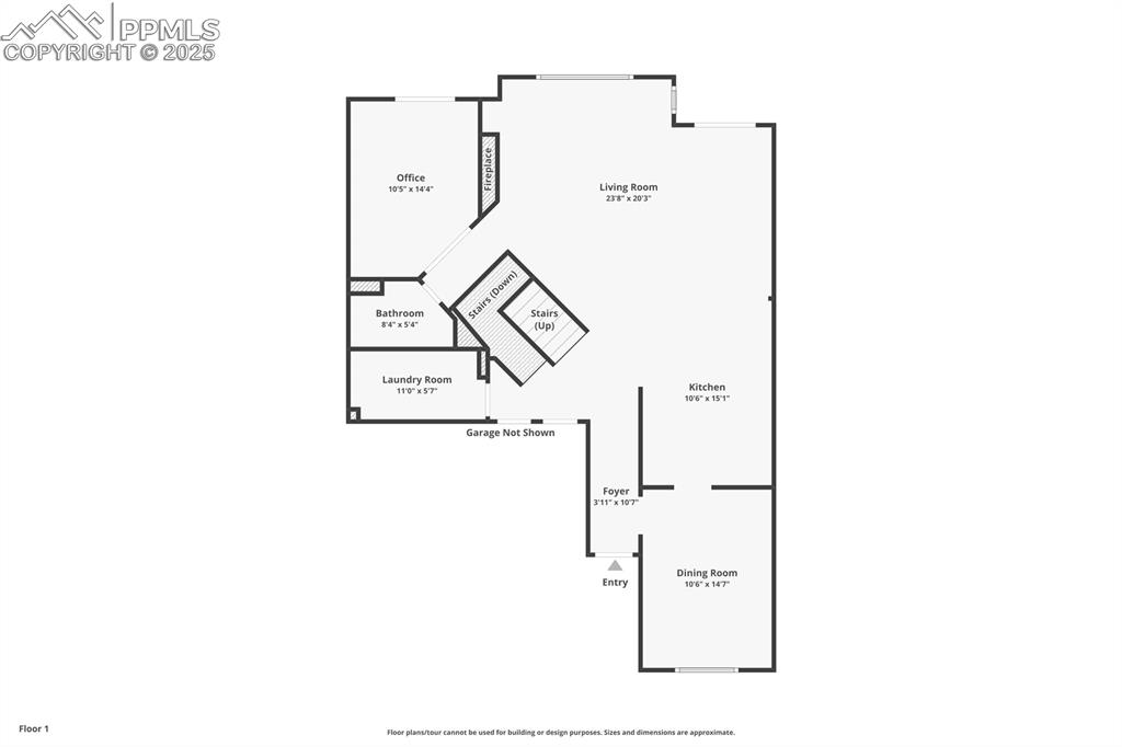 Image 48 of 50: View of floor plan / room layout