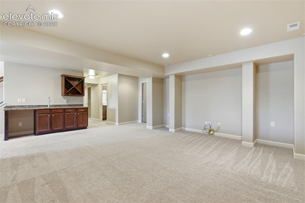Image 39 of 50: Recreation Room - basement