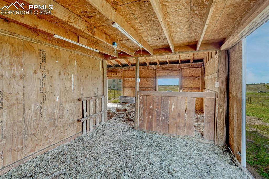 Image 10 of 50: View of inside of barn