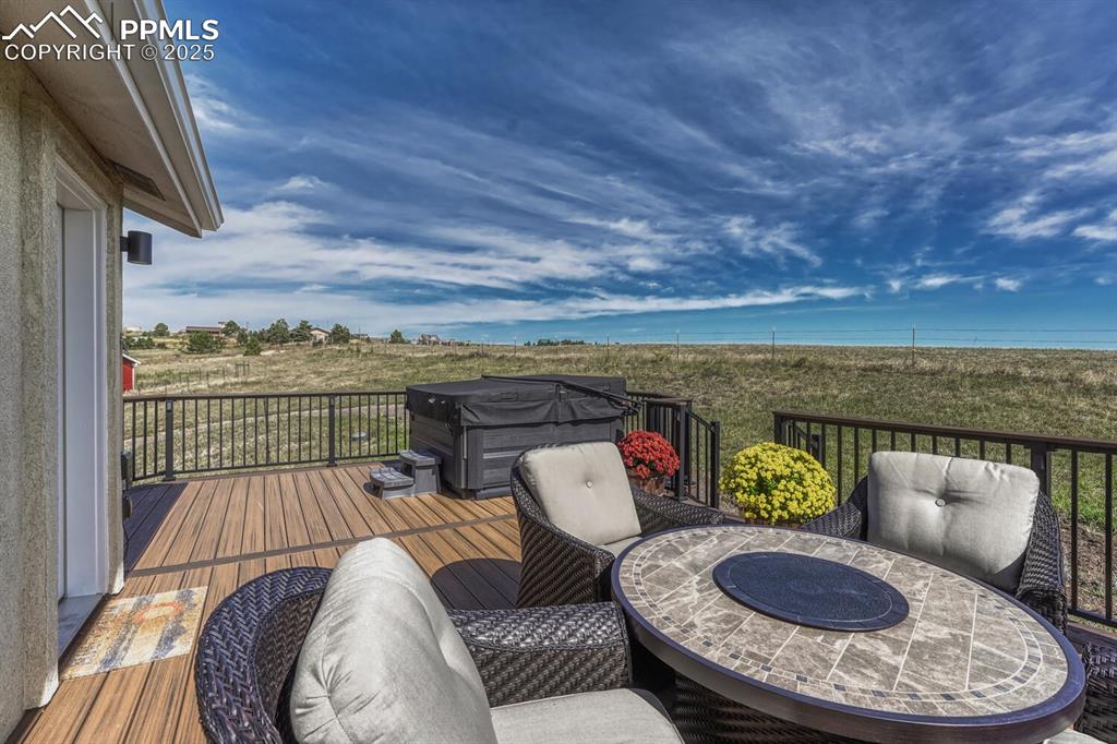Image 6 of 50: Gorgeous views from deck