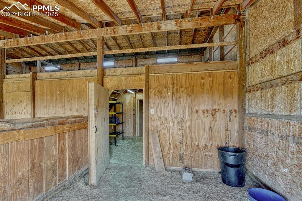 Image 8 of 50: View of inside of barn