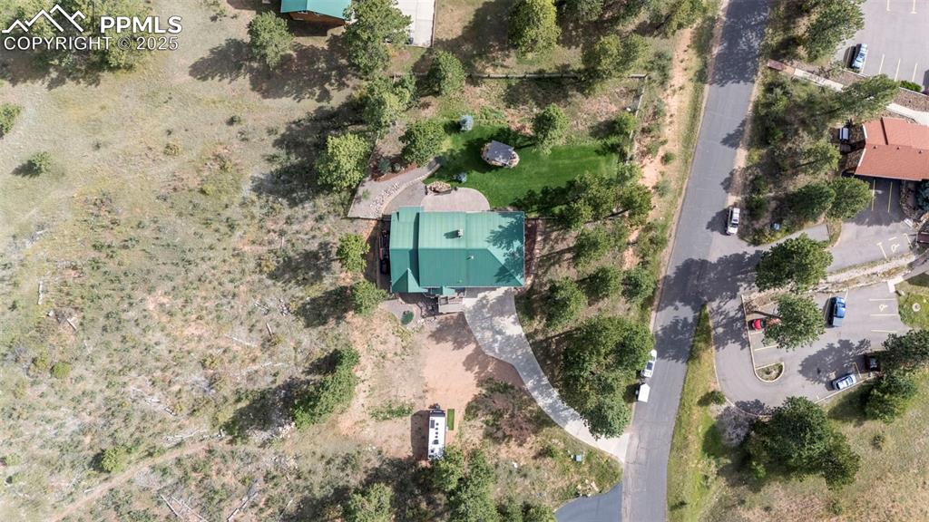 Image 42 of 46: Aerial view of property
