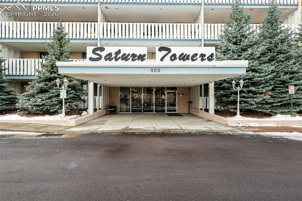 Caption: Front of Structure