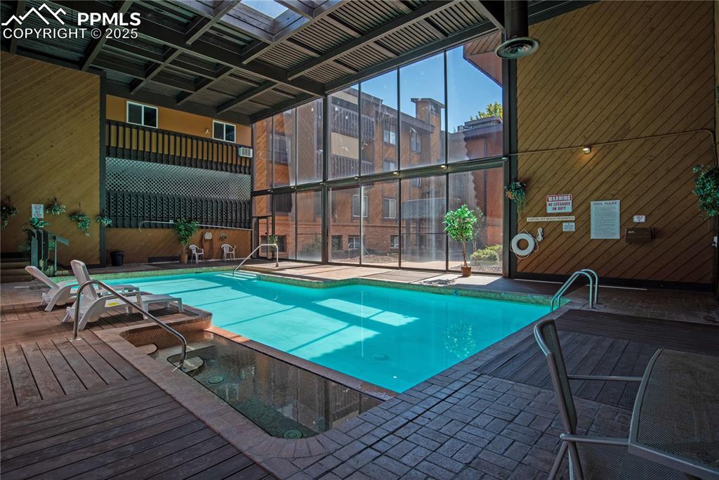 Image 28 of 29: Indoor heated  community pool 