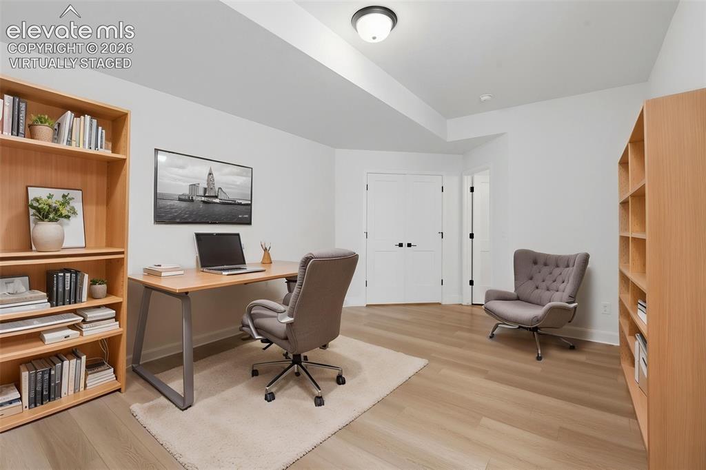 Image 25 of 31: Option 1 for flex space. Virtually Staged