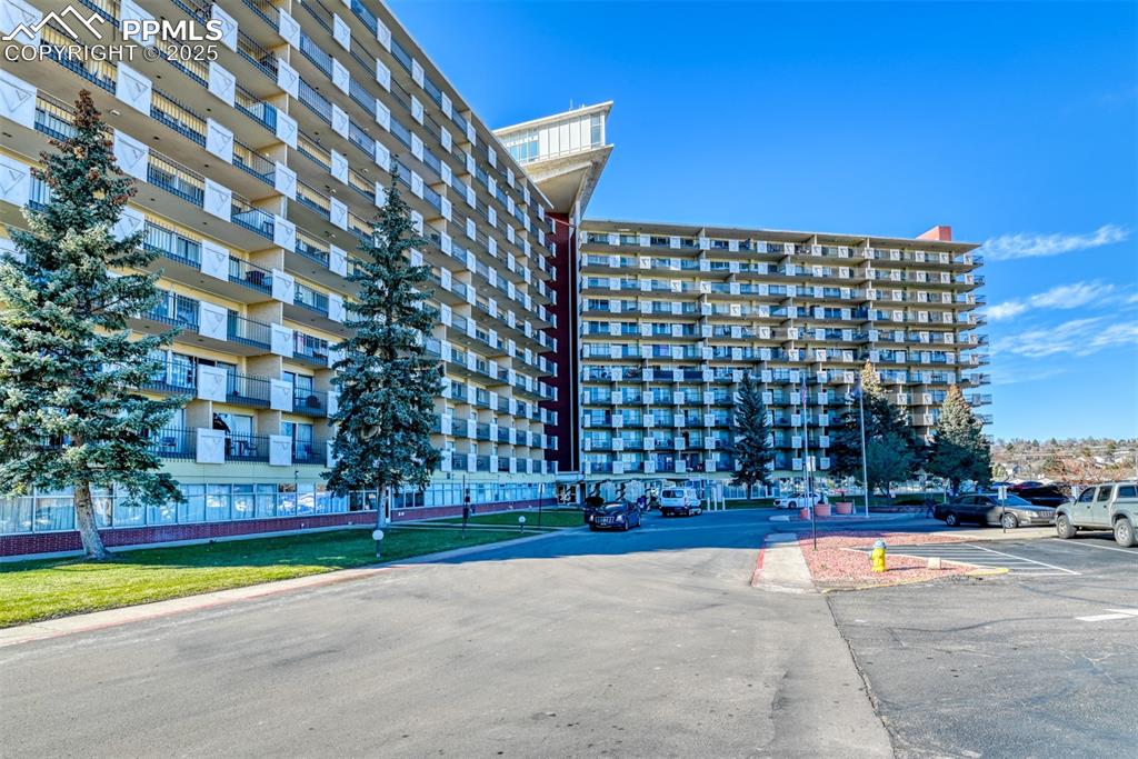 Caption: Front of Structure