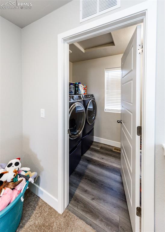 Image 42 of 50: laundry upstairs convenient to bedrooms