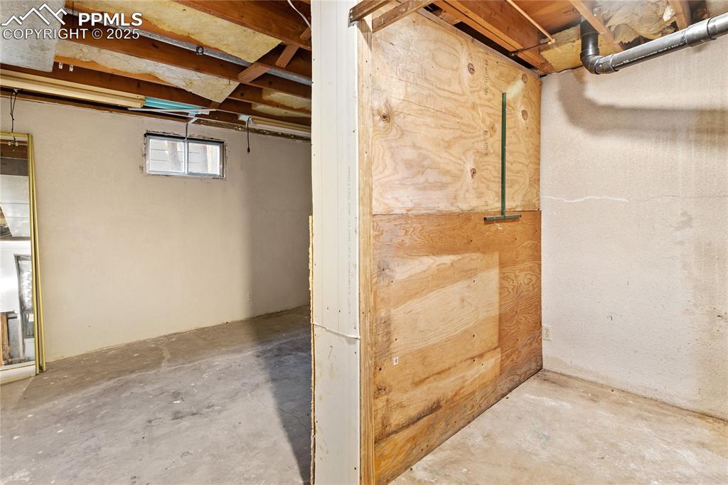 Image 37 of 38: This area has been framed to be a future office/bedroom/closet area