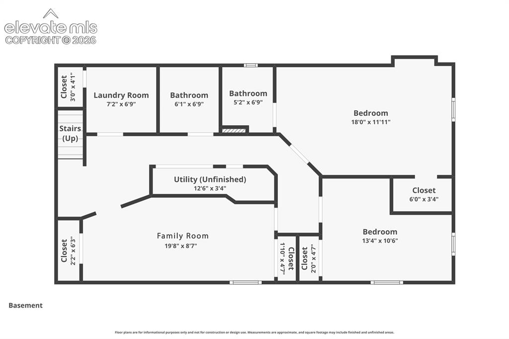 Image 45 of 45: Basement Floor Plan
