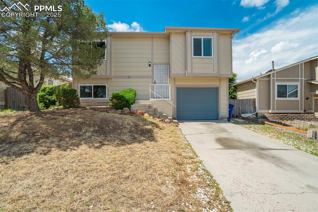 Caption: Front of home is north facing