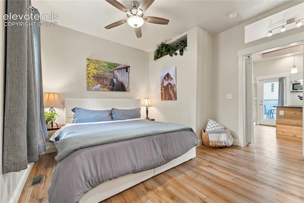 Image 15 of 50: Bedroom Suite #2 - with walk in closet and private dual vanity bathroom. 