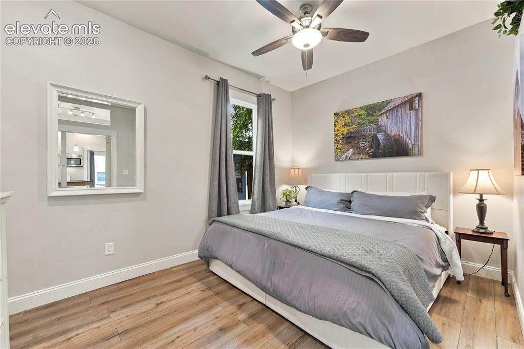Image 16 of 50: Bedroom Suite #2 - with walk in closet and private dual vanity bathroom.