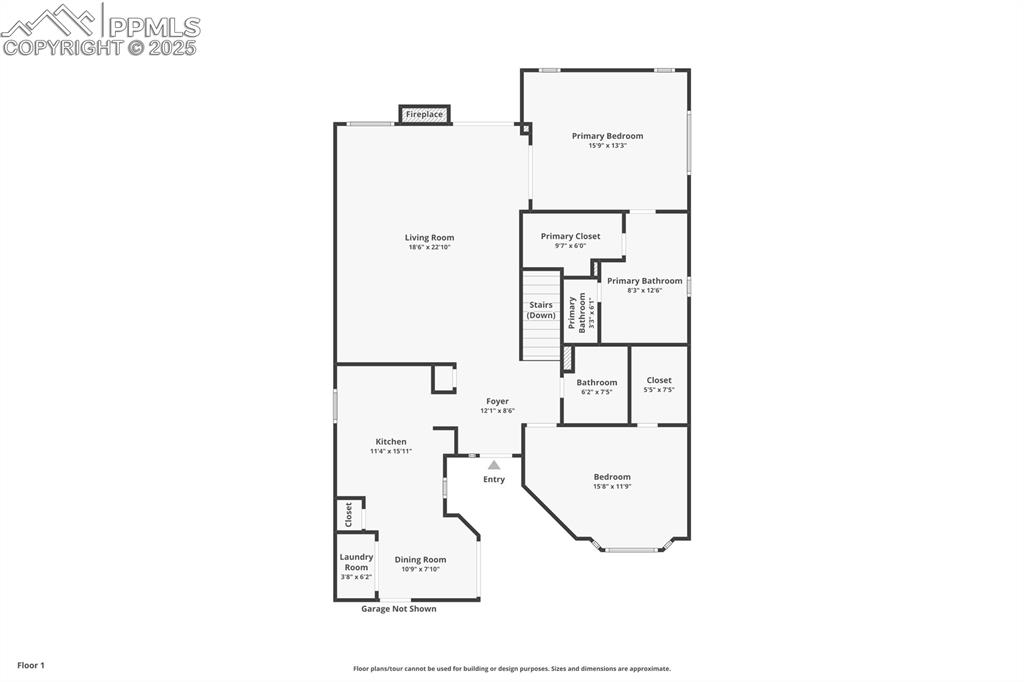 Image 49 of 50: View of floor plan / room layout