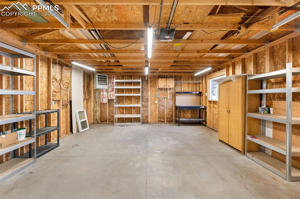 Image 34 of 41: Heated, oversized, detached garage