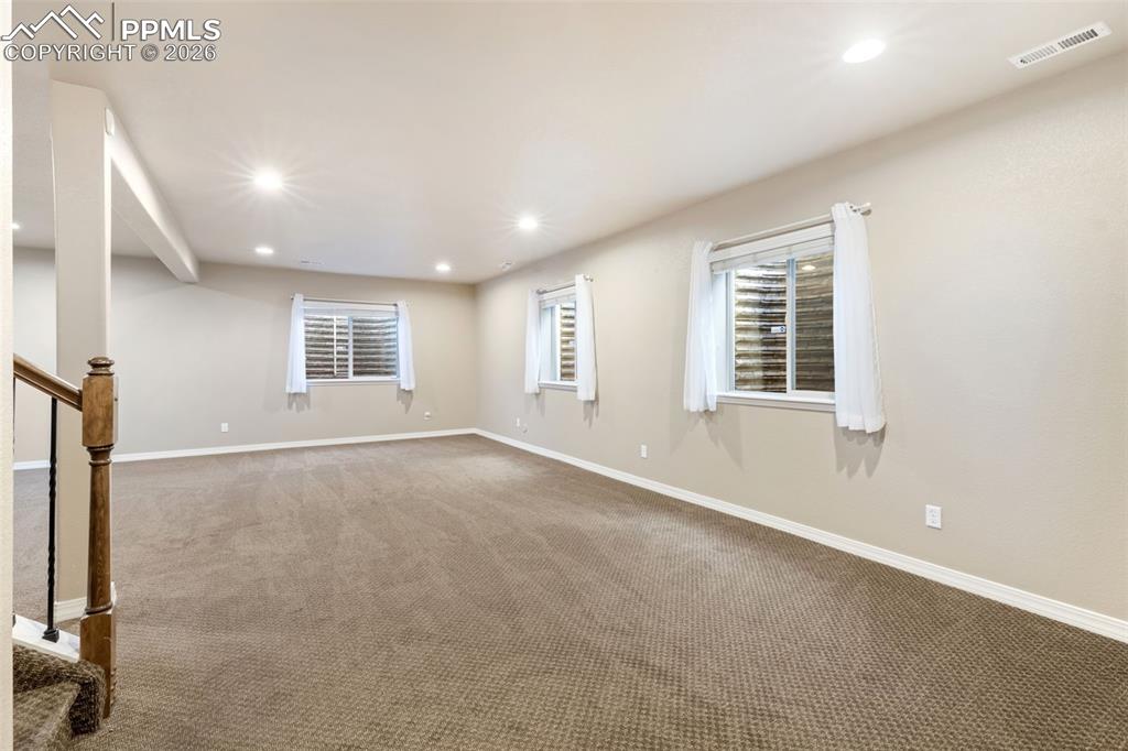 Image 19 of 36: Sprawling Basement with Family Room/Flex Space!