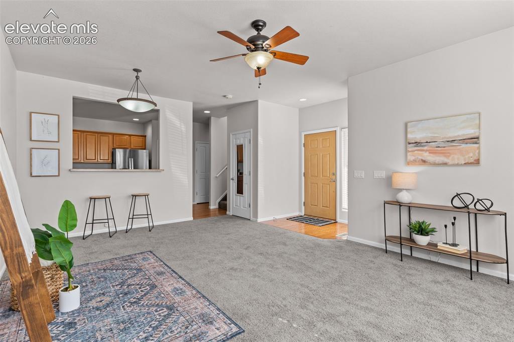 Image 6 of 33: Spacious iiving room dining room combo