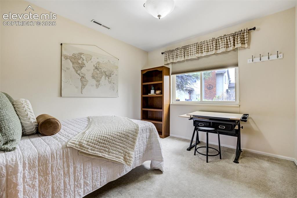 Image 19 of 38: Bedroom on the lower level 