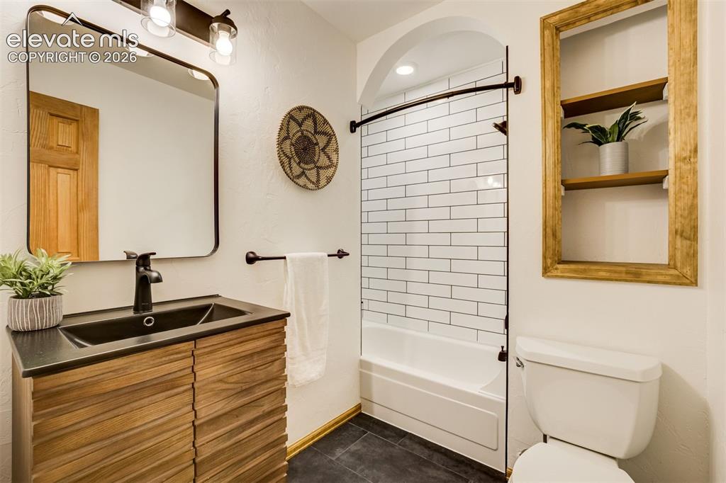 Image 33 of 38: Remodeled secondary bathroom = one less project stealing your weekends.