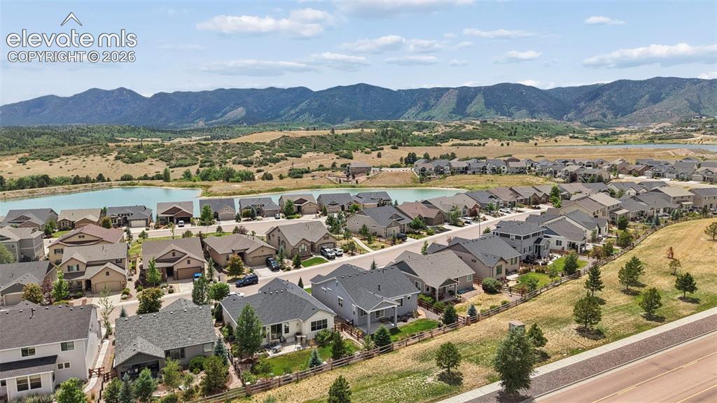 Image 30 of 37: Aerial perspective highlighting an established residential neighborhood wit