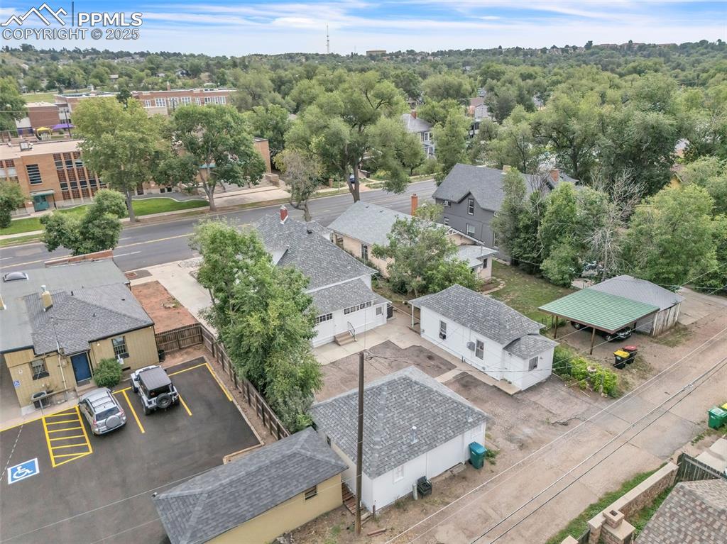 Image 43 of 49: Aerial view of residential area
