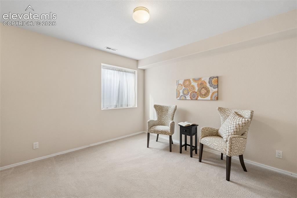 Image 24 of 37: Finished Basement offers Family Room