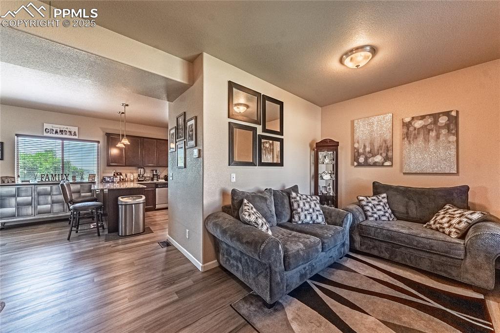 Image 6 of 33: Entry way and bonus room. Great for making an additional living space or an