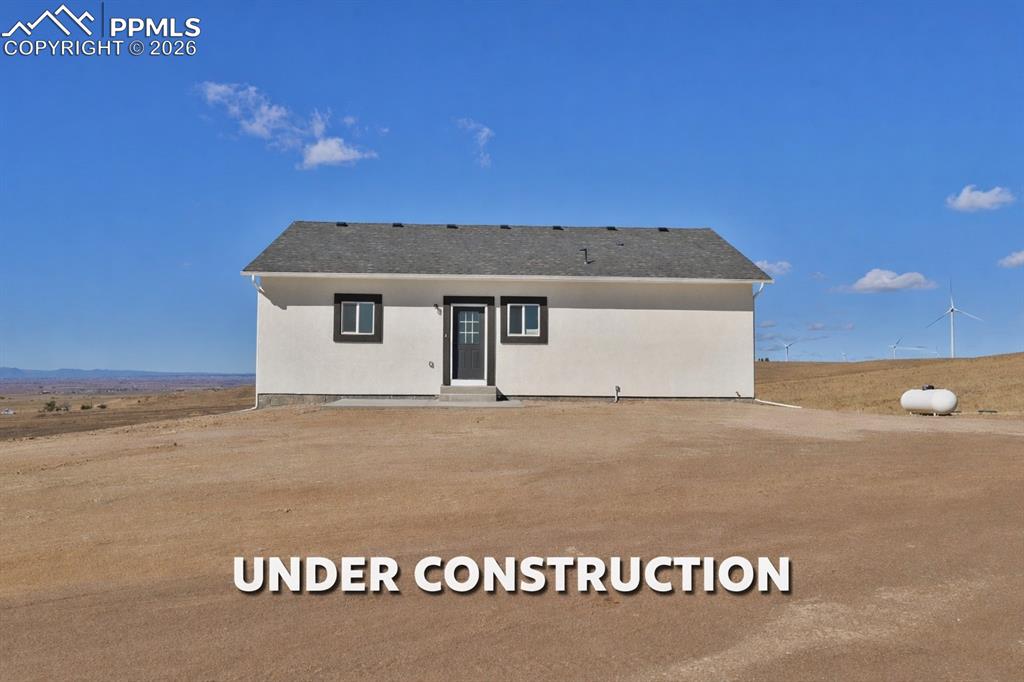 Caption: Home is currently under construction
