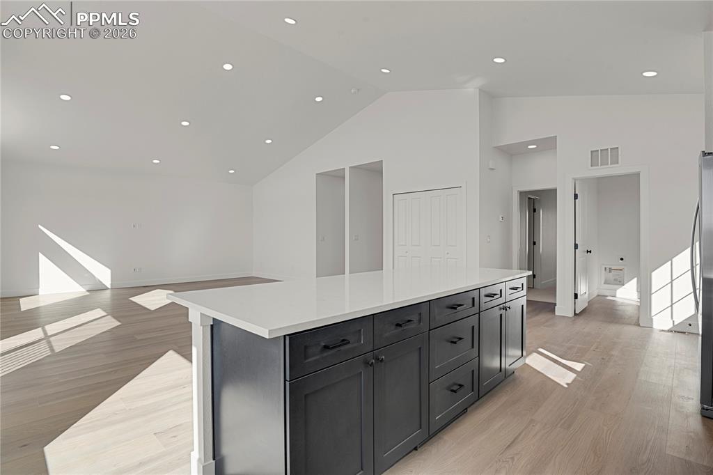 Image 5 of 29: This image shows the same model with alternate finishes. Actual home is cur