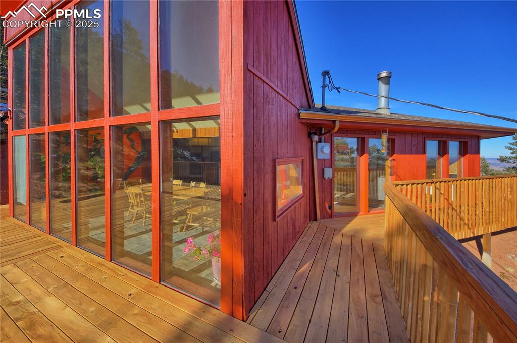 Image 26 of 33: View of new Wooden Deck