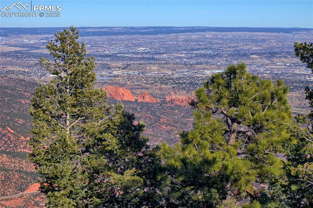 Image 29 of 33: Southeast View from Deck. Includes Garden of Gods 