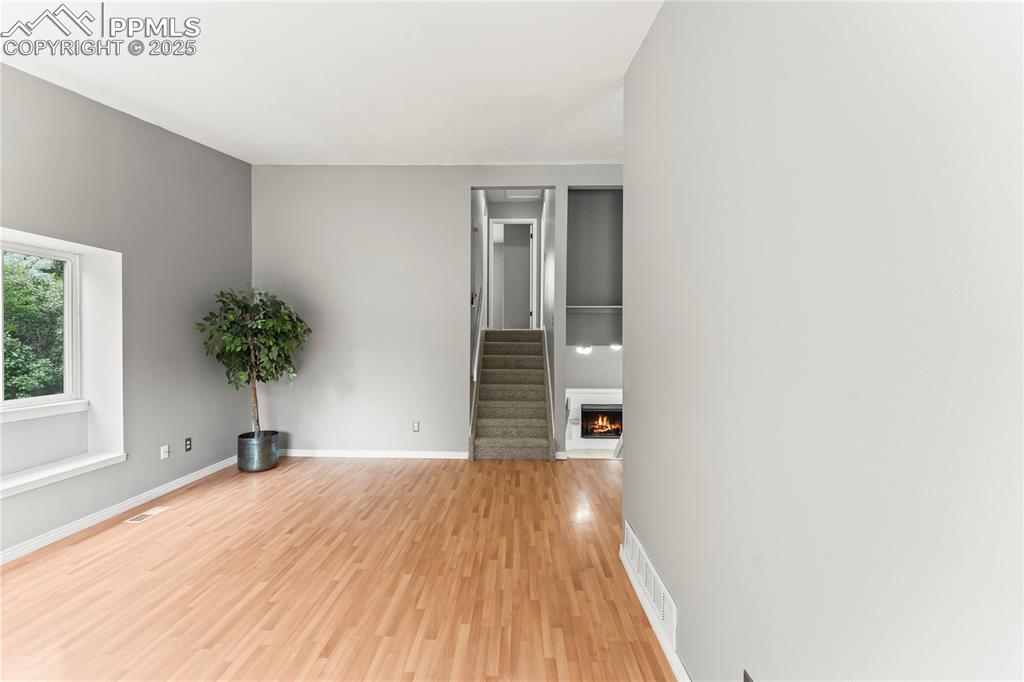Image 13 of 21: View from Great Room to upper level