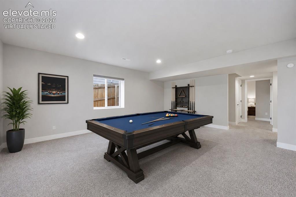Image 35 of 50: Virtually Staged
Rec Room - basement (cont)