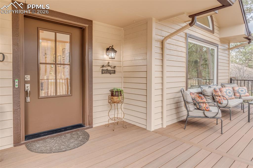 Image 9 of 50: Newer front door