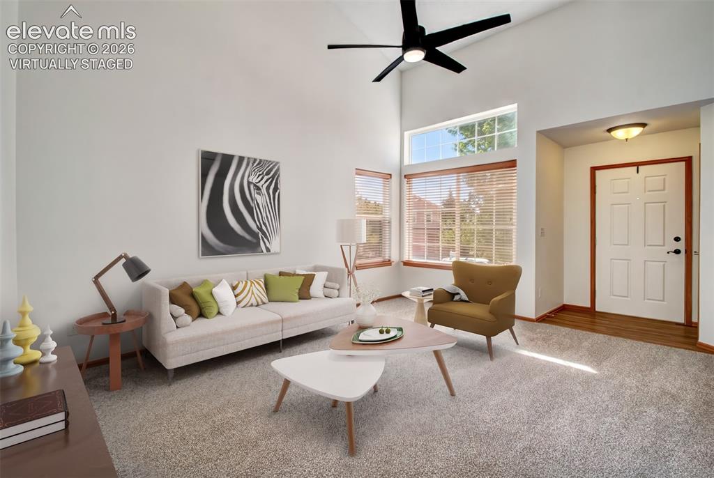 Image 7 of 37: Virtually Staged living room to give you an idea how it looks with furnitur