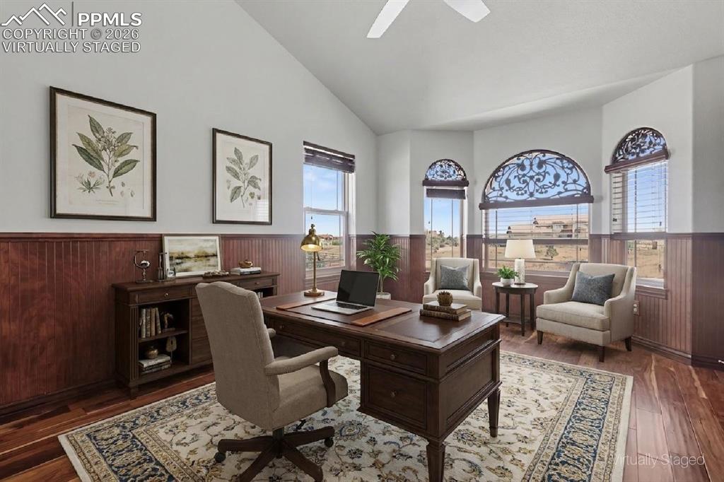 Image 18 of 50: Virtually Staged - Main Level Office/Bedroom w/Large Closet