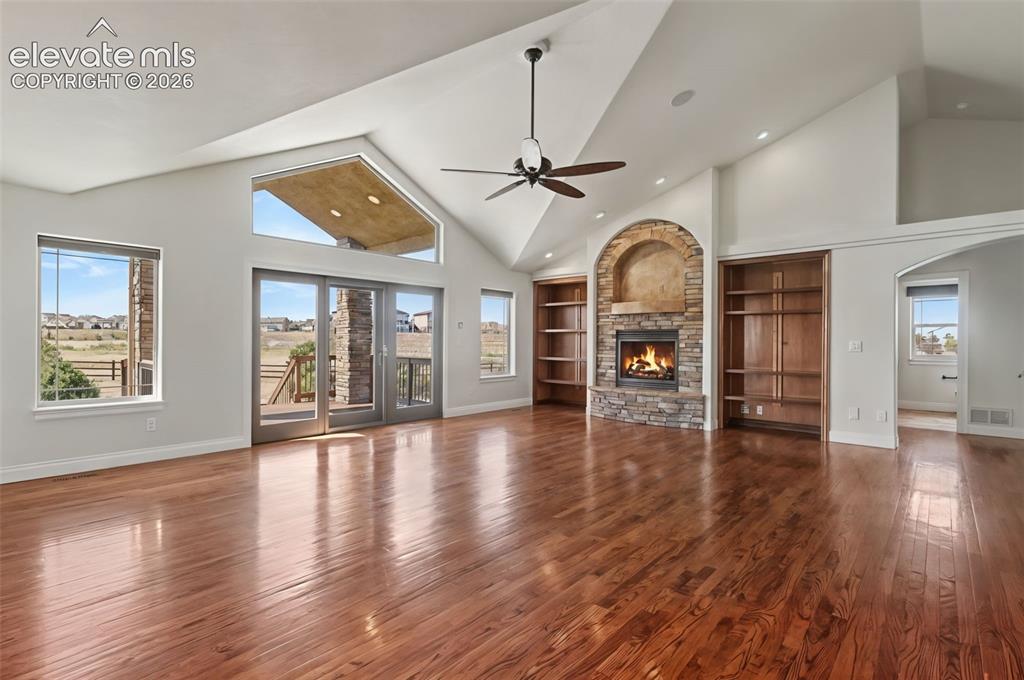 Image 3 of 50: Stunning Great Room, Vaulted Ceilings, Solid Wood Floors, Windows of Natura