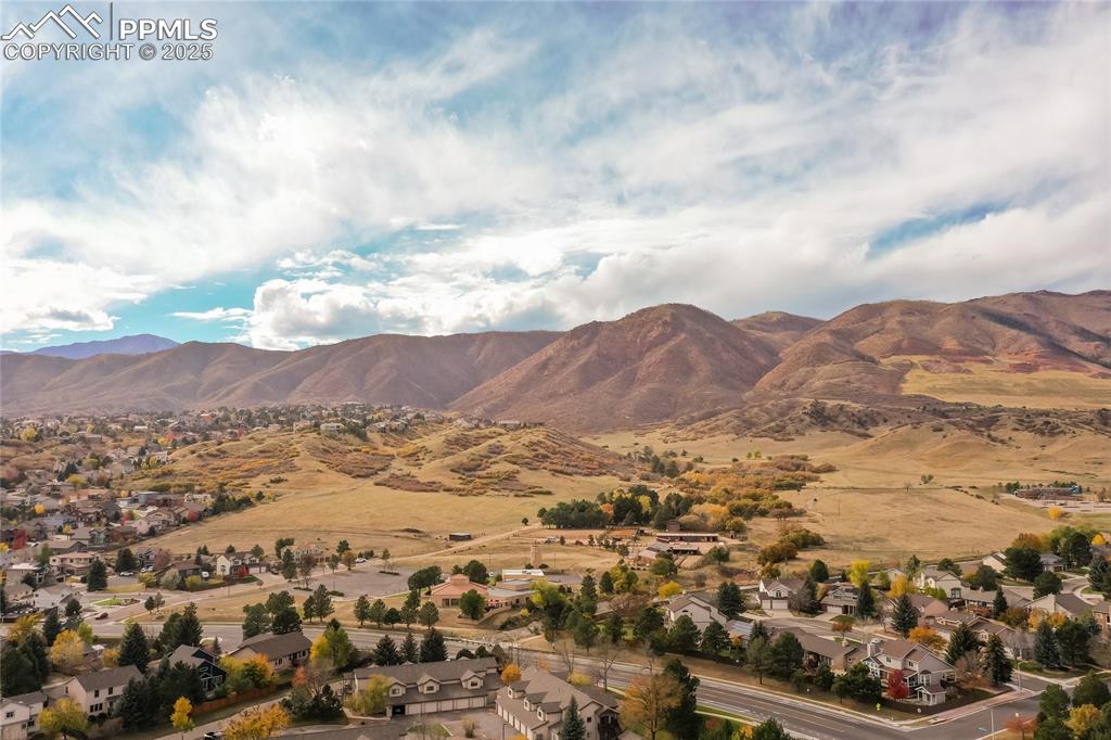 Image 36 of 36: Aerial view of the foothills just west of the community