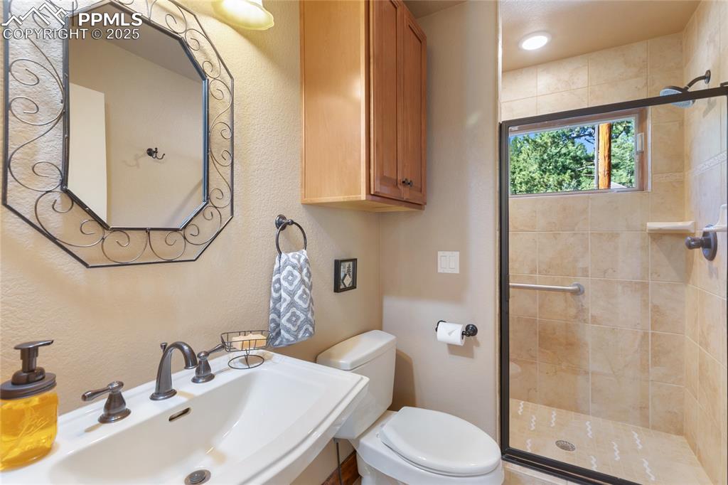 Image 21 of 38: Guest bathroom on the main floor.