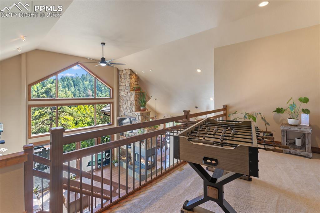 Image 22 of 38: Now come upstairs because you will love this big loft with amazing views!
