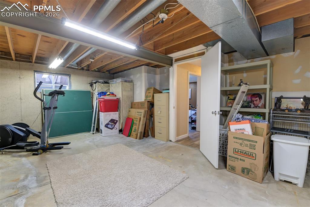 Image 41 of 41: View of unfinished basement
