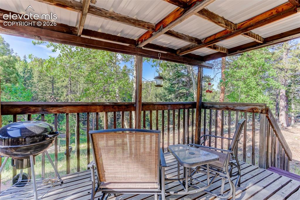 Image 19 of 39: The view from the deck is stunning