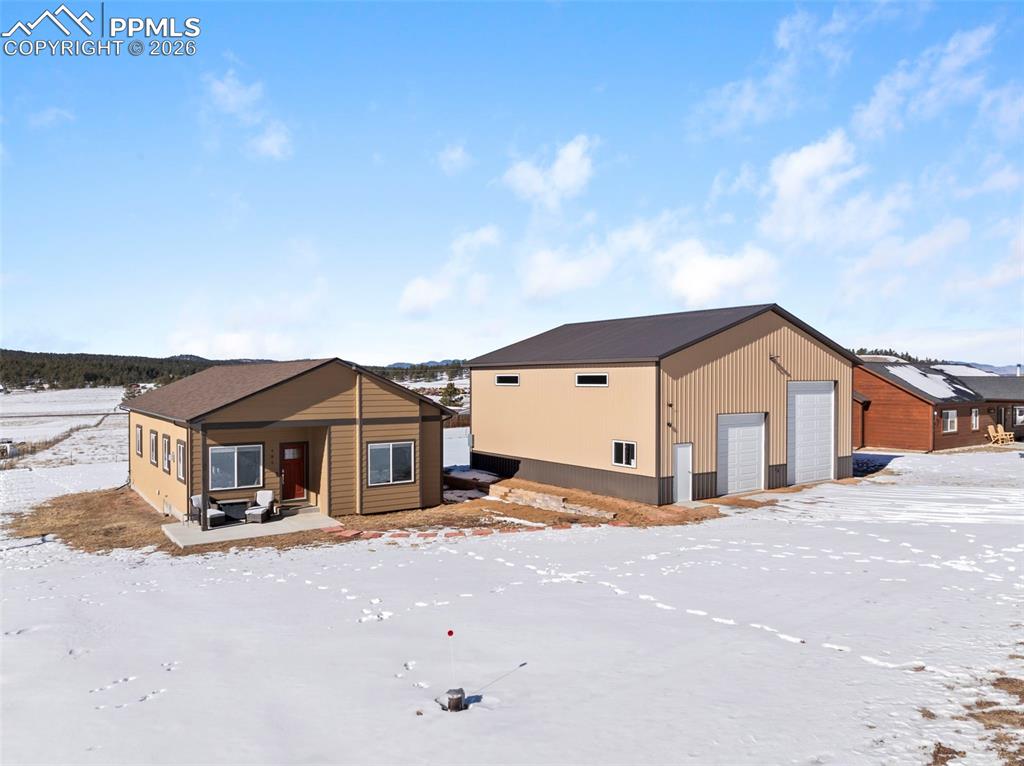 Caption: Front of Structure